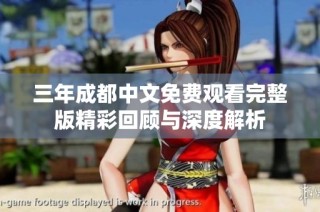 三年成都中文免费观看完整版精彩回顾与深度解析