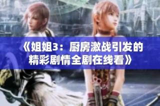 《姐姐3：厨房激战引发的精彩剧情全剧在线看》