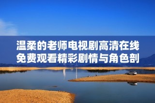 温柔的老师电视剧高清在线免费观看精彩剧情与角色剖析