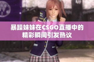 暴躁妹妹在CSGO直播中的精彩瞬间引发热议