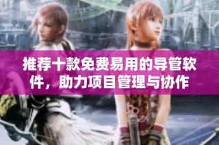 推荐十款免费易用的导管软件，助力项目管理与协作