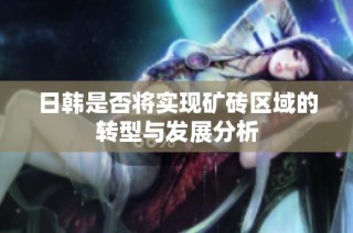 日韩是否将实现矿砖区域的转型与发展分析