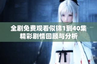 全剧免费观看似锦1到40集精彩剧情回顾与分析