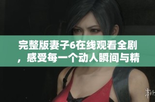 完整版妻子6在线观看全剧，感受每一个动人瞬间与精彩剧情