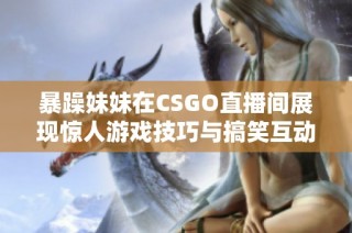 暴躁妹妹在CSGO直播间展现惊人游戏技巧与搞笑互动