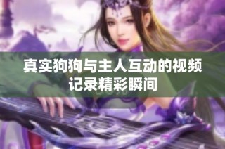真实狗狗与主人互动的视频记录精彩瞬间