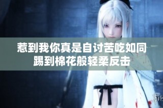 惹到我你真是自讨苦吃如同踢到棉花般轻柔反击