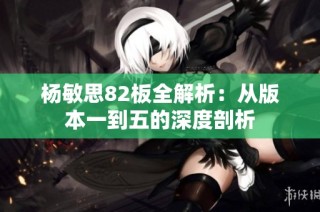 杨敏思82板全解析：从版本一到五的深度剖析