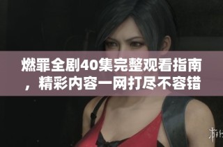 燃罪全剧40集完整观看指南，精彩内容一网打尽不容错过