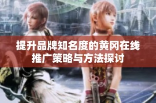 提升品牌知名度的黄冈在线推广策略与方法探讨