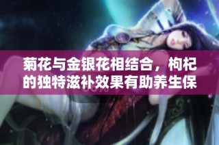 菊花与金银花相结合，枸杞的独特滋补效果有助养生保健