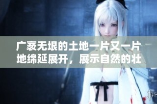 广袤无垠的土地一片又一片地绵延展开，展示自然的壮丽景观