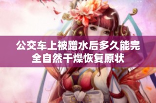 公交车上被蹭水后多久能完全自然干燥恢复原状