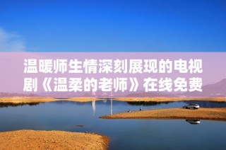 温暖师生情深刻展现的电视剧《温柔的老师》在线免费观看