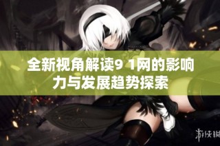 全新视角解读9 1网的影响力与发展趋势探索