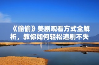 《偷偷》美剧观看方式全解析，教你如何轻松追剧不失误