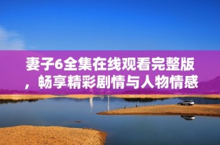 妻子6全集在线观看完整版，畅享精彩剧情与人物情感冲突