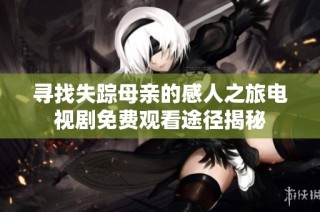 寻找失踪母亲的感人之旅电视剧免费观看途径揭秘