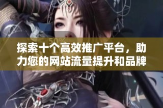 探索十个高效推广平台，助力您的网站流量提升和品牌曝光