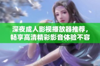 深夜成人影视播放器推荐，畅享高清精彩影音体验不容错过