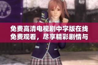 免费高清电视剧中字版在线免费观看，尽享精彩剧情与感人故事