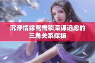 沉浮情缘鸳鸯锁深谋远虑的三角关系探秘