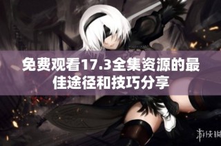 免费观看17.3全集资源的最佳途径和技巧分享