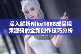 深入解析Nike1688成品视频源码的全新创作技巧分析