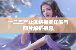 一二三产业区划标准详解与图片解析指导