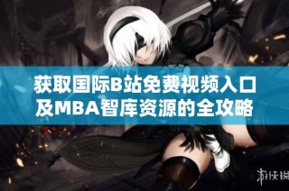 获取国际B站免费视频入口及MBA智库资源的全攻略与下载指南