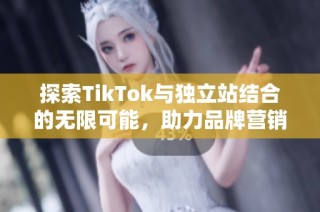 探索TikTok与独立站结合的无限可能，助力品牌营销新境界