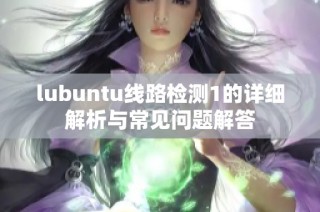 lubuntu线路检测1的详细解析与常见问题解答