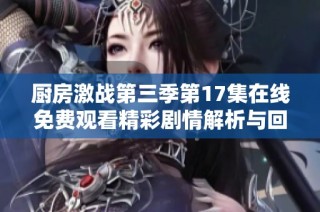 厨房激战第三季第17集在线免费观看精彩剧情解析与回顾