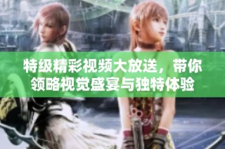 特级精彩视频大放送，带你领略视觉盛宴与独特体验
