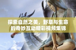 探索自然之美，野草与生命的奇妙互动精彩视频集锦