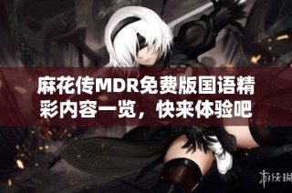 麻花传MDR免费版国语精彩内容一览，快来体验吧