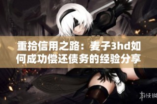重拾信用之路：麦子3hd如何成功偿还债务的经验分享