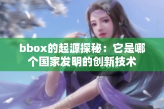 bbox的起源探秘：它是哪个国家发明的创新技术