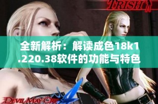 全新解析：解读成色18k1.220.38软件的功能与特色