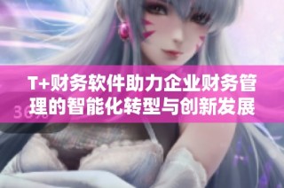 T+财务软件助力企业财务管理的智能化转型与创新发展