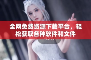 全网免费资源下载平台，轻松获取各种软件和文件