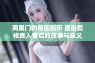 两扇门的秘密揭示 直击提枪直入背后的故事与意义