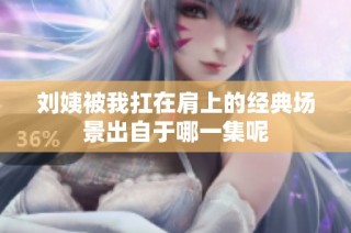 刘姨被我扛在肩上的经典场景出自于哪一集呢