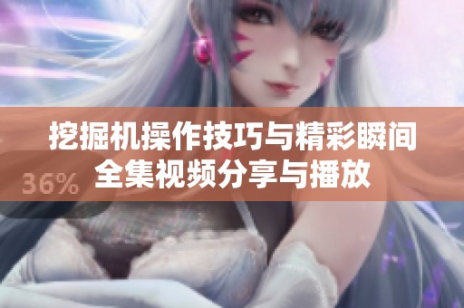 挖掘机操作技巧与精彩瞬间全集视频分享与播放