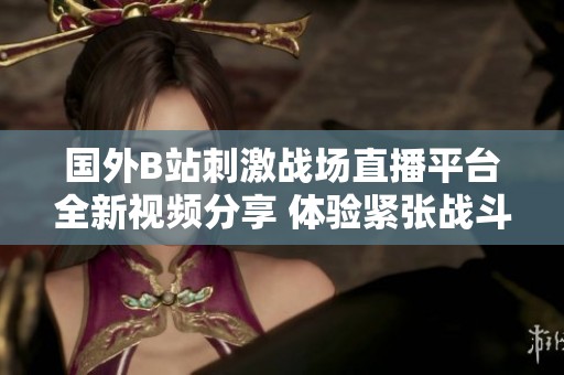 国外B站刺激战场直播平台全新视频分享 体验紧张战斗乐趣