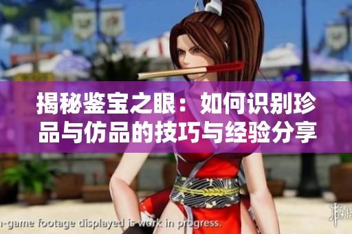 揭秘鉴宝之眼：如何识别珍品与仿品的技巧与经验分享