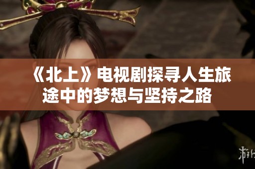 《北上》电视剧探寻人生旅途中的梦想与坚持之路