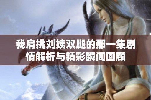 我肩挑刘姨双腿的那一集剧情解析与精彩瞬间回顾