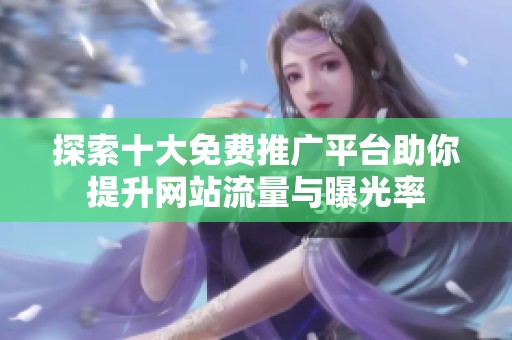 探索十大免费推广平台助你提升网站流量与曝光率