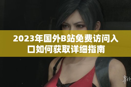 2023年国外B站免费访问入口如何获取详细指南